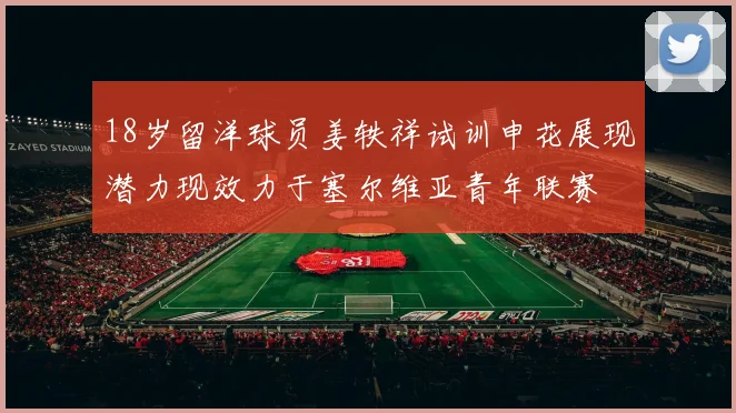 18岁留洋球员姜轶祥试训申花展现潜力现效力于塞尔维亚青年联赛